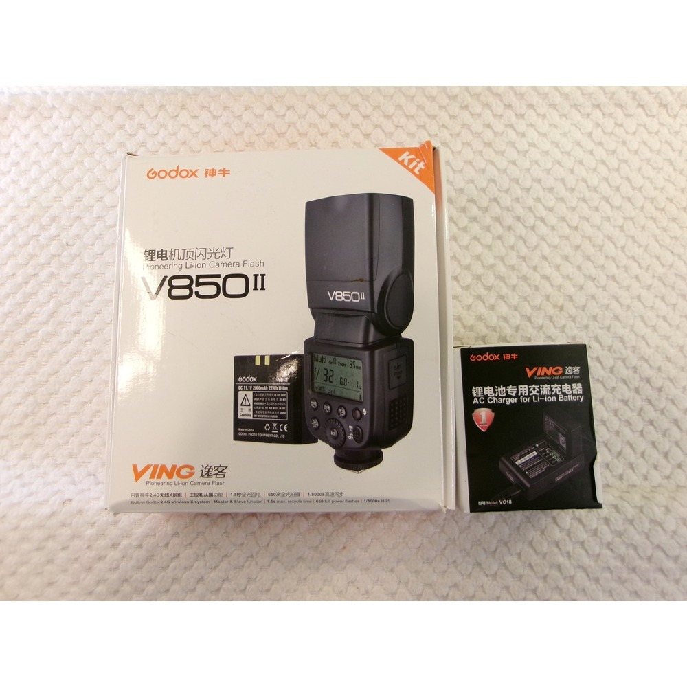 Godox V850II VING Camera Flash Kit Yongnuo YN622N II Triggers NO BATTERY / CASE
